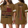 250th Anniversary USA Football Jerseys for Women - 4th of July ...