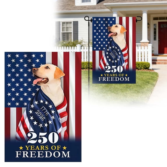 250th Anniversary USA Garden Flag 12x18 Inch, 250 Year Banner Patriotic ...