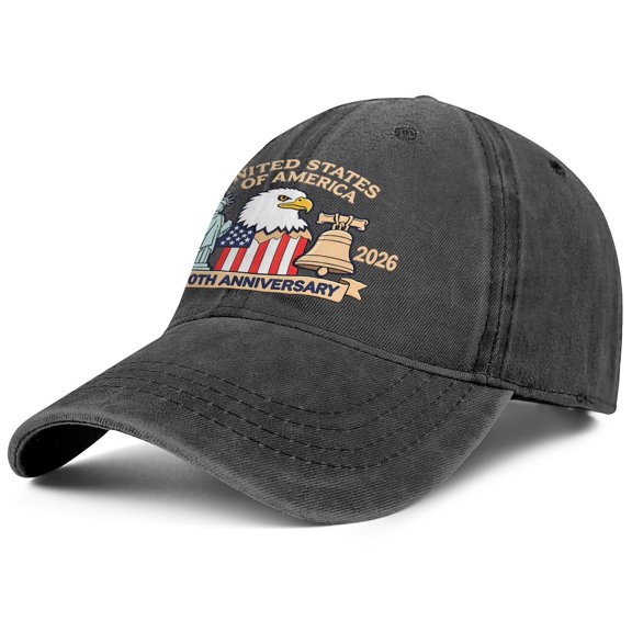 250th Anniversary USA Hat 1776-2026 250 Year United States American Baseball Cap for Men Women
