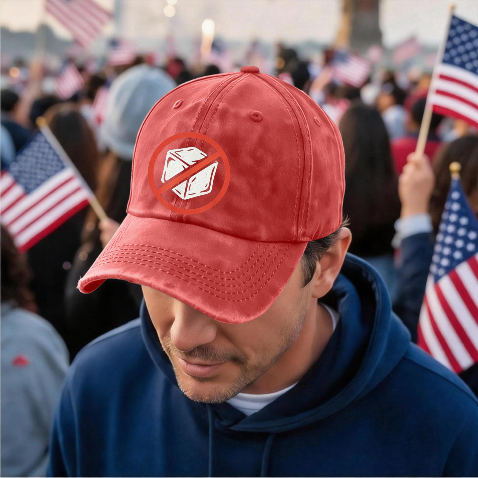 250th Anniversary USA Hat 1776–2026 Distressed Denim Baseball Cap ...