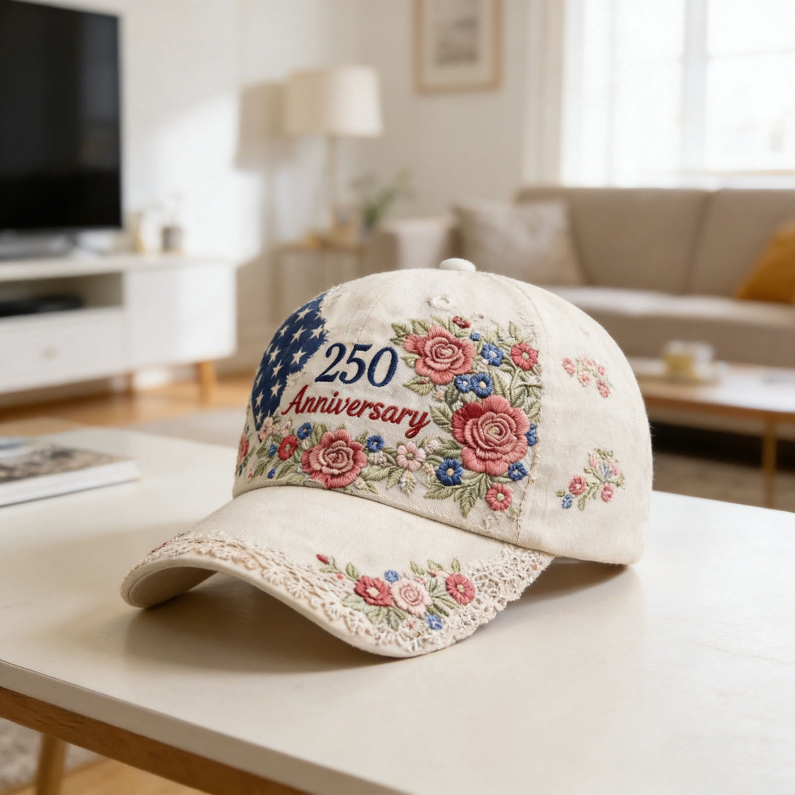 250th Anniversary USA Hat - 1776-2026 Patriotic Baseball Cap 3D Printed ...