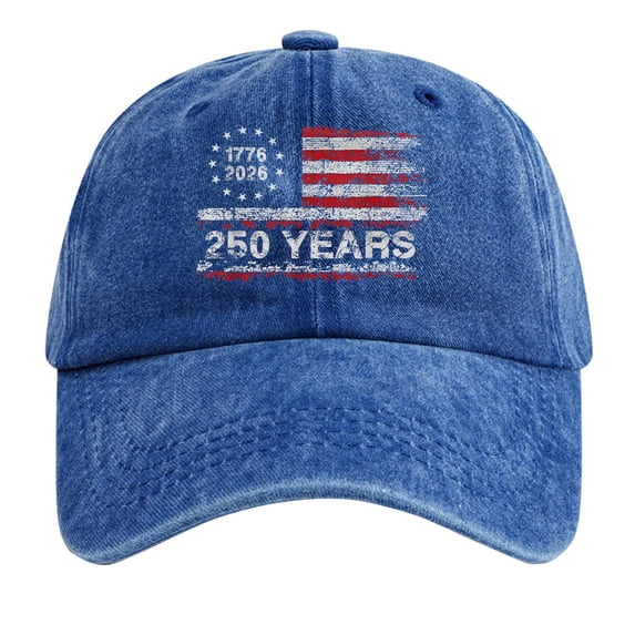 250th Anniversary USA Hat 250 Years American Anniversary Baseball Cap ...