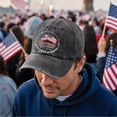 thumbnail image 1 of 250th Anniversary USA Hat - 4th of July Adjustable United States 250th Anniversary Hat Unisex Retro Embroidered Baseball Cap, 1 of 6