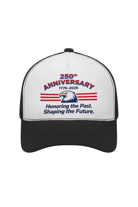 250th Anniversary USA Hat Adjustable Unisex Baseball Cap for Men Women Honoring the Past Shaping the Future Anniversary Hat Gift