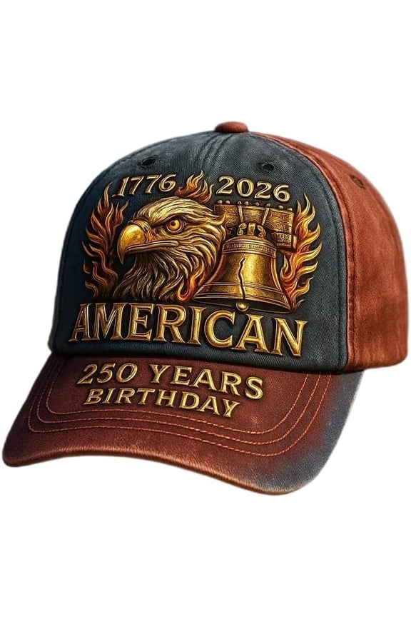 250th Anniversary USA Hat Eagle 250 Year American Anniversary Baseball Cap Adjustable Patriotic Hats, Suitable for people at all stages