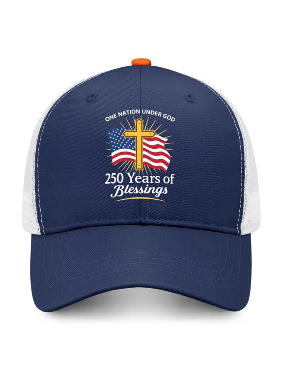 250th Anniversary USA Hat Eagle 250 Year American Anniversary Baseball Cap Adjustable Patriotic Hats