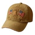 thumbnail image 1 of 250th Anniversary USA Hat-Embroidered Baseball Cap Classic Anniversary Design Adjustable Snapback Hat For And,An Easter Gift for Patriotic Enthusiasts, 1 of 3