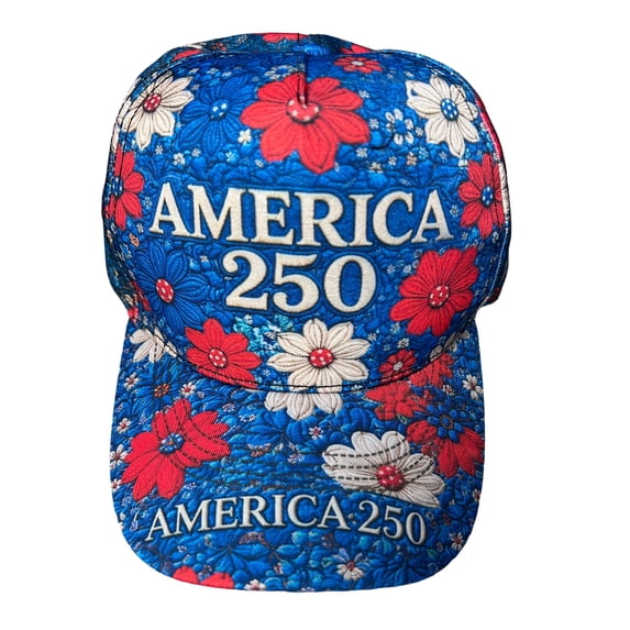 250th Anniversary USA Hat,Vintage Distressed Washable Patriotic Baseball Cap with USA Flag & 1776-2026 Digital Printed,Trucker Hat for Men Women,Spliced Color,G