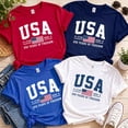 thumbnail image 1 of 250th Anniversary USA Shirt, 1776-2026 America 250 Tshirt, 4th of July Outfits for Women, Patriotic Womens Shirt, 1 of 7