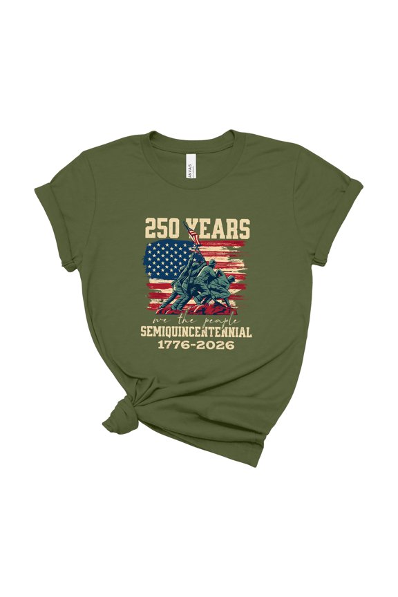 250th Anniversary USA Shirt, 1776–2026 Patriotic T-shirt for Men Women