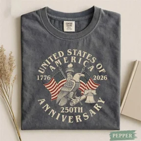250th Anniversary USA Shirt, America 250 Years Celebration T-Shirt, Patriotic Unisex Tee