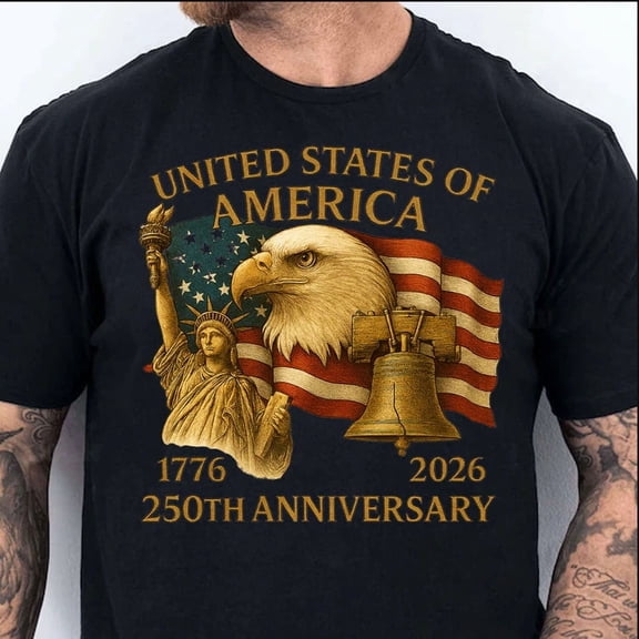 250th Anniversary USA Shirt, America 250 Years Celebration T-Shirt, Patriotic Unisex Tee
