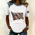 thumbnail image 1 of 250th Anniversary USA Shirt Casual 250 Years Of Freedom T Shirt Short Sleeve Tshirts Patriotic Shirts Tops, 1 of 4