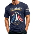thumbnail image 1 of 250th Anniversary USA Shirt for Men American Flag Short Sleeve Patriotic Freedom Top 1776-2026, 1 of 6
