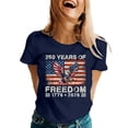 thumbnail image 1 of 250th Anniversary USA Shirts Flag Vintage 250 Years American 1776 2026 250th USA Birthday T-Shirt, 1 of 5