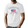 thumbnail image 1 of 250th Anniversary USA Shirts For Men American Flag T-Shirt 4th Of July Shirt 250 Years Birthday Patriotic Tops, 1 of 5