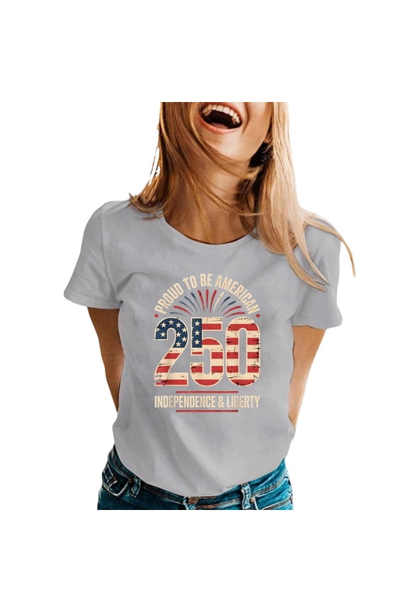s Womens Flag Heart 1776 2026 July 4th 250th Birthday T-Shirt