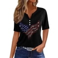 thumbnail image 1 of 250th Anniversary USA Shirts for Women American Flag T-Shirt 4th of July Shirt 250 Years Birthday Patriotic Tops, 1 of 6