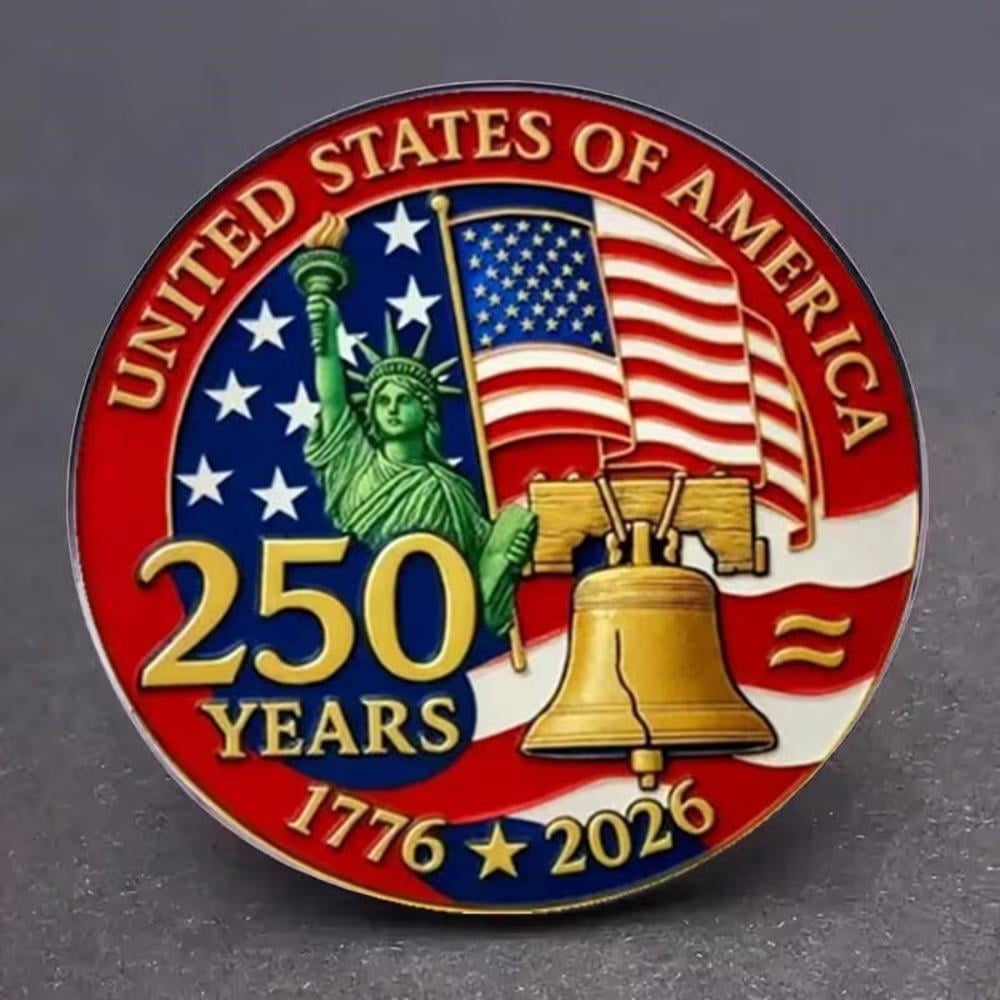 250th Anniversary of the United States Brooch Metal Lapel Pin American ...