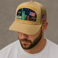 thumbnail image 1 of 250th Anniversary United States Hat, Khaki Patriotic Baseball Cap With Embroidered Symbol, Adjustable Vintage Commemorative Tribute for Men and Women, 1 of 3