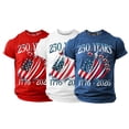 thumbnail image 1 of 250th Anniversary Usa Shirt Mens Shirts American Flag America 250 Merchandise Short Sleeve Independence Day Graphic Tees, 1 of 4