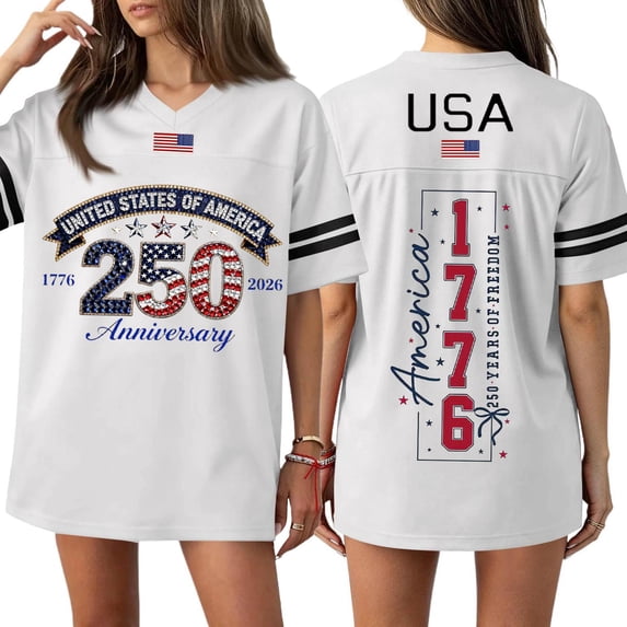 250th Anniversary Usa Shirt Women Casual Short Sleeve Tshirts Fashion 250 Year American Anniversary Shirt