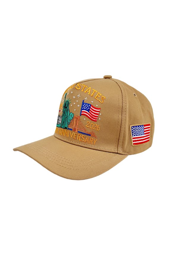 250th Anniversary of America Baseball Cap Statue of Liberty American Flag Hat