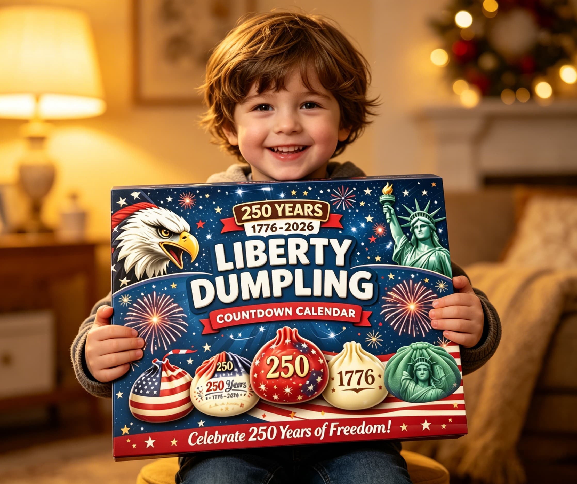 250th Independence Day Mystery Advent Calendar Bun Advent Calendar Dumpling Squishies, Colorful Dumplings Stress Balls Fidget Sensory(12 Dumplings)
