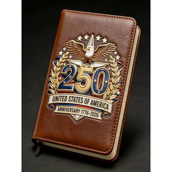 250th U.S. Anniversary Pen Notebook Set, Us 250th Anniversary Commemorative Pen with Patriotic Journal, 1776-2026 U.S. Independence Anniversarys, Gift Set for Patriots