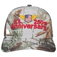 thumbnail image 1 of 250th USA Anniversary Flat Brim Baseball Cap, Patriotic Embroidered Trucker Hat, 1776‑2026 Independence Day Adjustable Hat for Men Women, 1 of 5