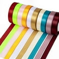 thumbnail image 1 of 250yards Satin Ribbon Mixed Color 3/4 inch, 1 of 8
