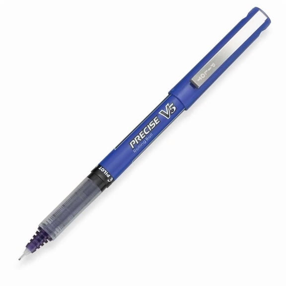 25106 Pilot Precise V5 Premium Rolling Ball Pen, Ex Fine 0.5Mm, Purple, 1 Each