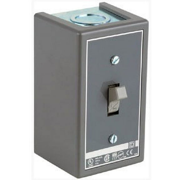 Square D Manual Motor Switch,IEC,30A,600V 2510KG2