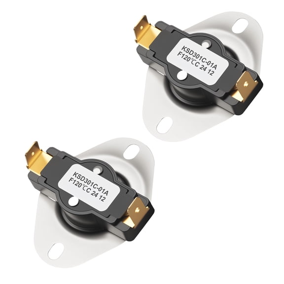 2511F002-201 Snapping Disc Thermostat Switches Normally Open 120°F ON 105°F OFF for Heating Systems Furnaces