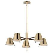 25175DBZHR-Maxim Lighting-Carlo - 30W 5 LED Chandelier-12 Inches Tall and 28 Inches Wide