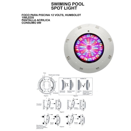 252 LED RGB Swimming Pool Light, Led Underwater Lamp With Remote Control for Pool, Vase Base, Spa, Aquarium, Pond, Hot Tub, Decoration, Party