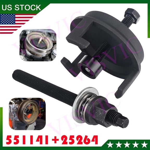 25264 Harmonic Balancer Puller & Installer Tool Set Fit GM LS1 LS2 LS3 LS4 LSX
