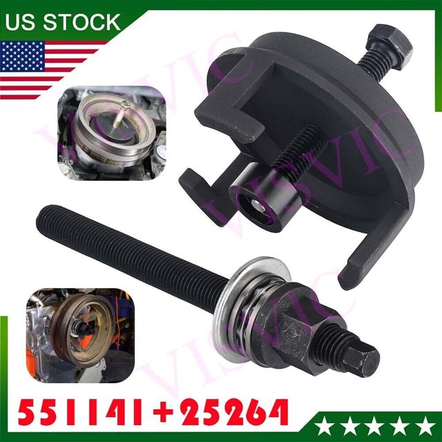 25264 Harmonic Balancer Puller & Installer Tool Set Fit GM LS1 LS2 LS3 LS4 LSX