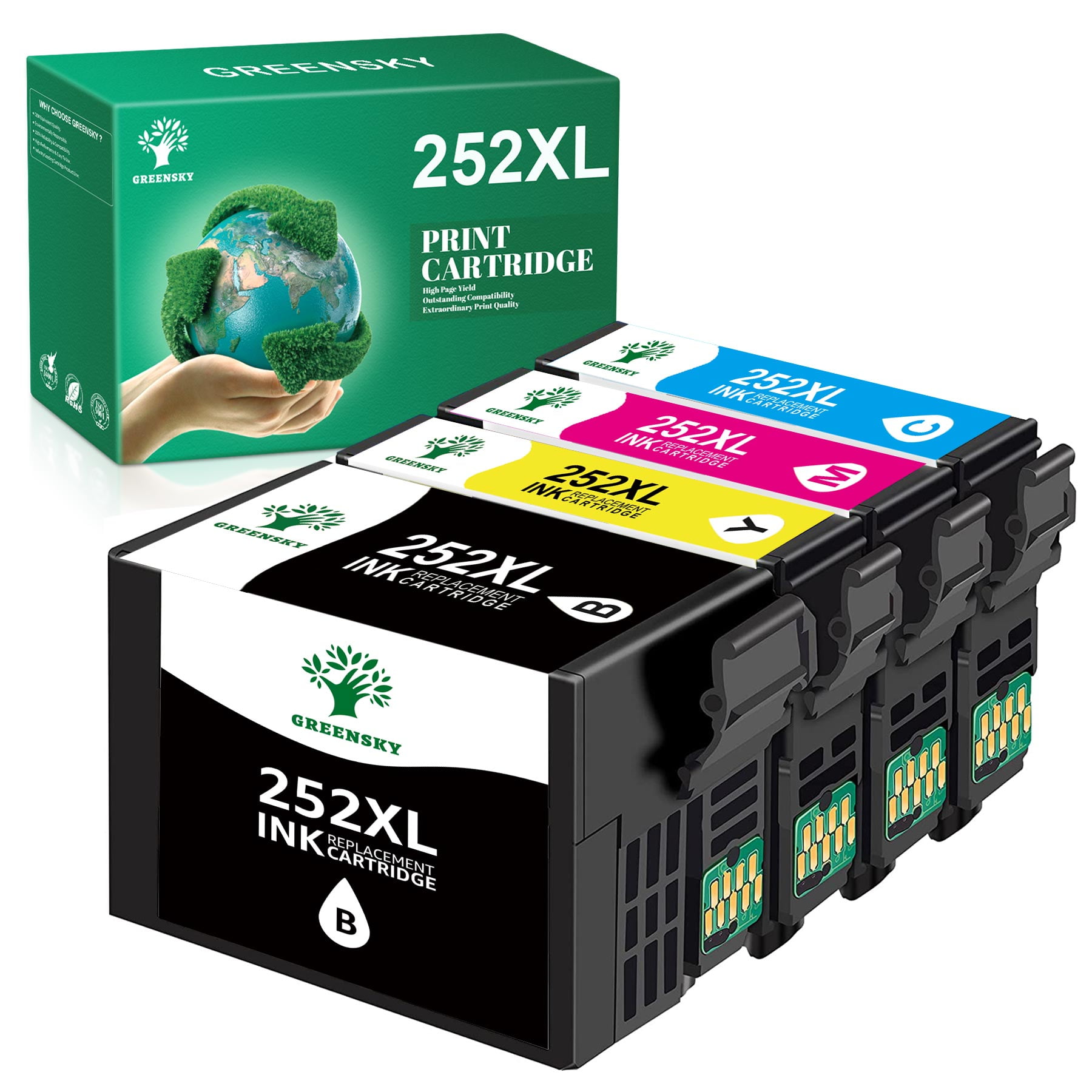 252XL 252 Ink Cartridge for Epson 252XL 252 XL T252 T252XL Ink