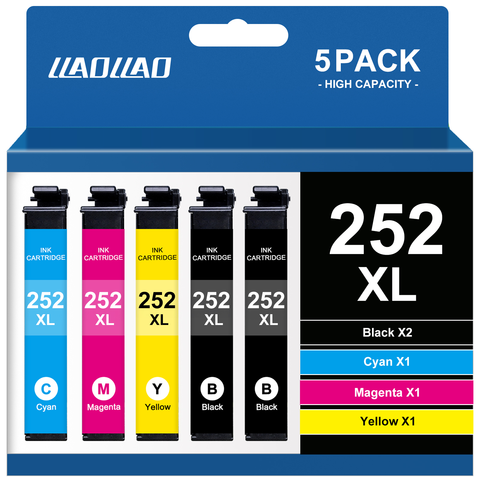252XL Ink Cartridges for Epson 252XL Ink Cartridges Combo Pack for