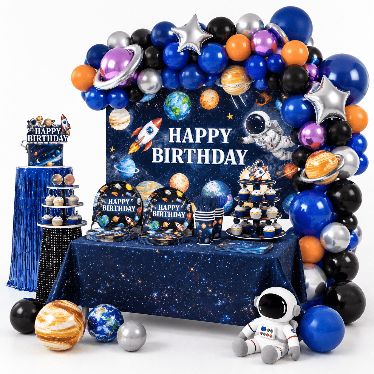 252space Birthday Decorations All-in-one Set Serves 20 People - Walmart.com