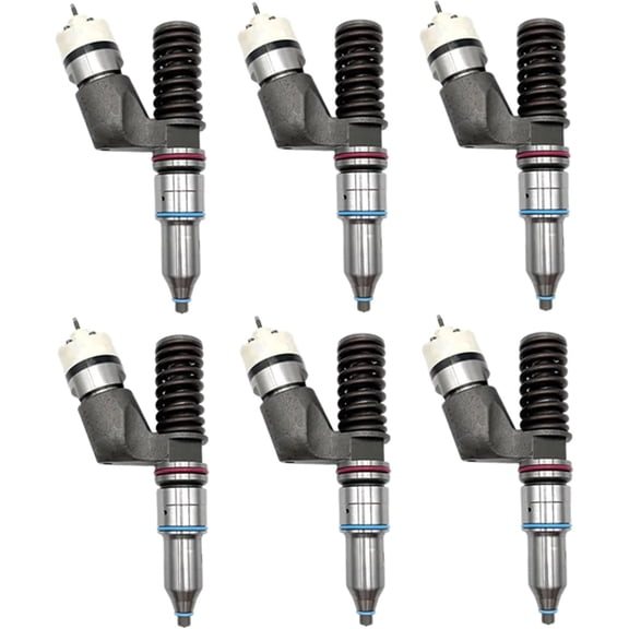 253-0618 2530618 6PCS Fuel injector Fits for CAT C15 Engine PM-200 PM-201 PM620 PM622 Cold Planer TH35-C15I CX35-P800-C18I Petroleum Power Train Package 772 AD45B AD55 Truck