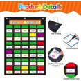 thumbnail image 1 of 253 Pcs Student Behavior Pocket Chart for Classroom Behavior Management Resources Track Reward Bulletin Board Customizable Class Jobs for Home Preschool Daycare Back to School Teacher Supplies, 1 of 10