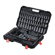 253-Piece Mechanic Tool Set - 1/4, 3/8, 1/2 Drive Socket Set - SAE & Metric - Wrenches, Bits & Case for Automotive Repair & DIY