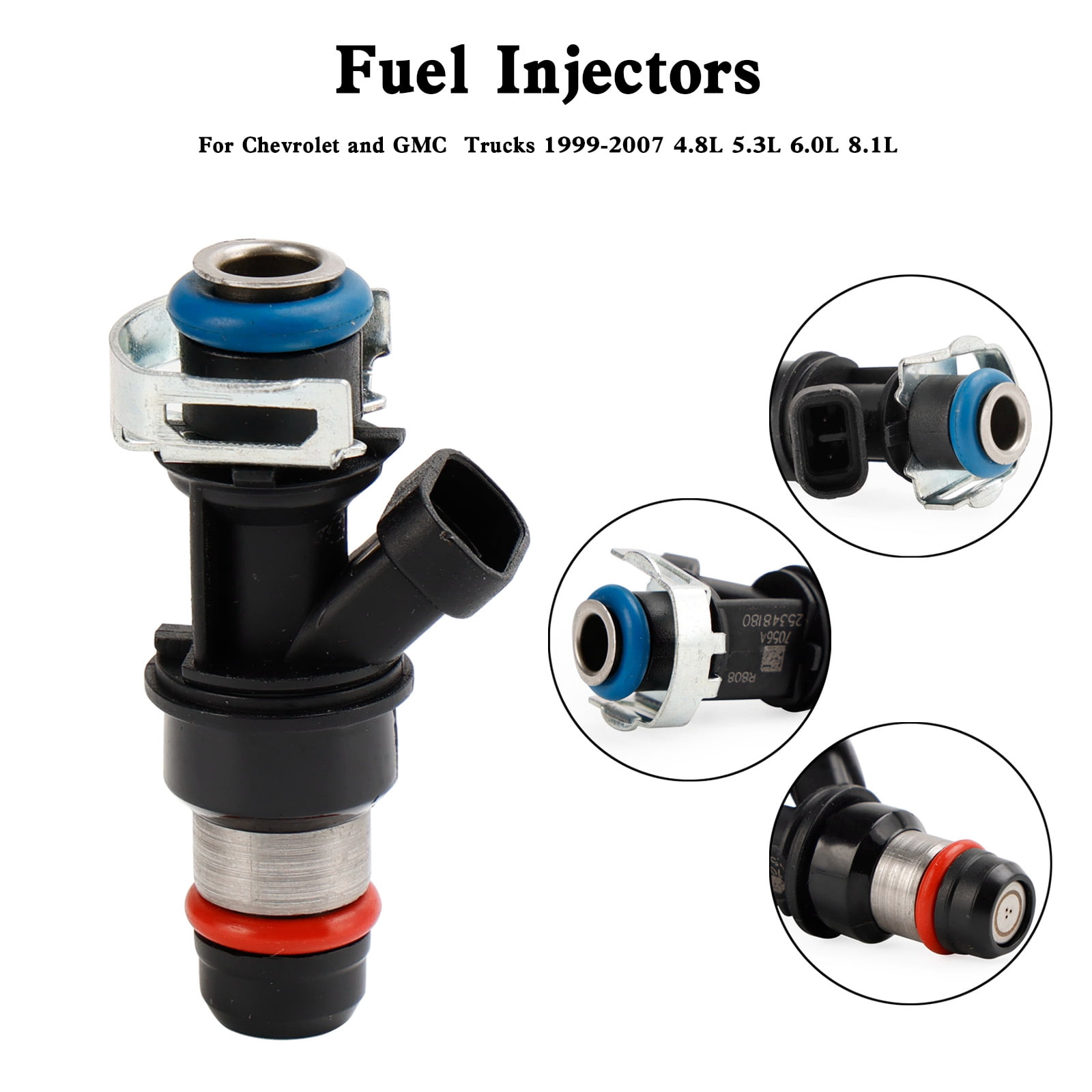 25348180 Fuel Injectors 881693002 RA087006 For Chevy MerCruiser  