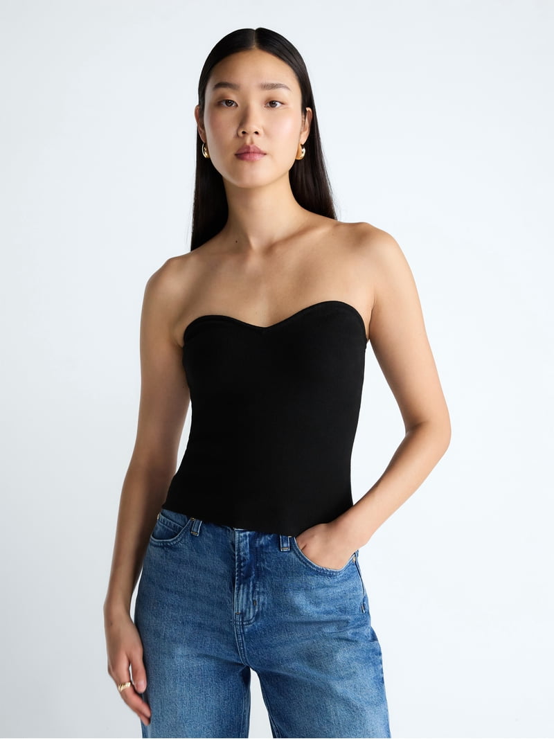 Devil Wears Prada Scoop Collection Women's Tube Top, Sizes XS-4X