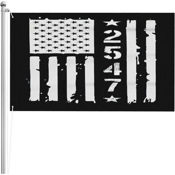 2547 Resist Patriotic Flag 25th Amendment American Flag, 3x5 Ft Double Sided 3 Ply Flags With Brass Grommets, For Ou