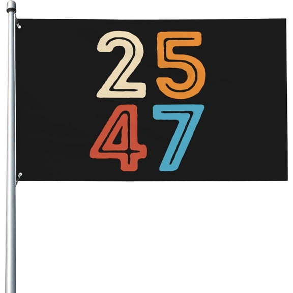2547 flag Vintage Meme 25th Amendment Now Yard Flags 3x5 Garden Banner Single Side