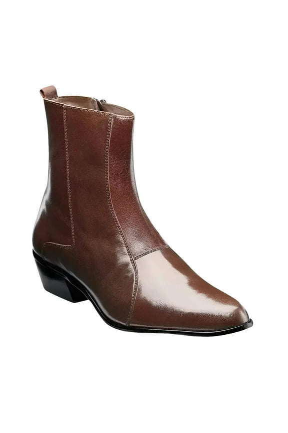 25518-100 Stacy Adams Synchro Plain Toe Elastic Lace Up Sneaker Shoes White