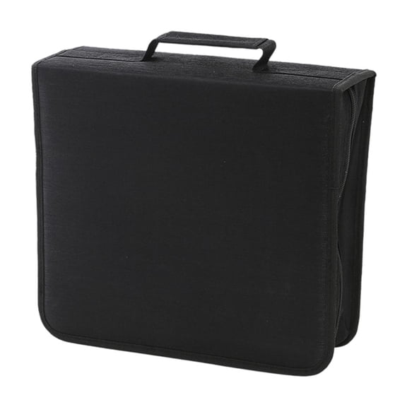 256/384 Capacity Disc Case Large Disc Sleeve Portable VCD Storage Box Portable Bag